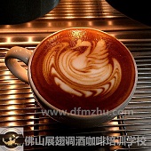 壓紋郁金香咖啡拉花、天鵝